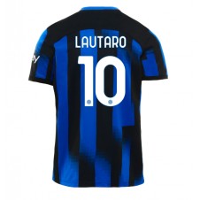 Inter Milan Lautaro Martinez #10 Hemmatröja 2023-24 Korta ärmar